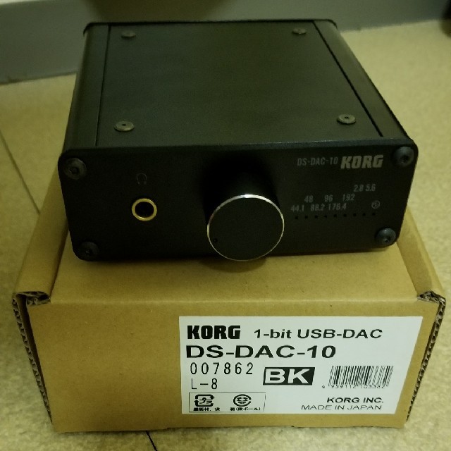 KORG(コルグ)のKORG DS-DAC-10 (1bit USB-DAC) スマホ/家電/カメラのオーディオ機器(アンプ)の商品写真