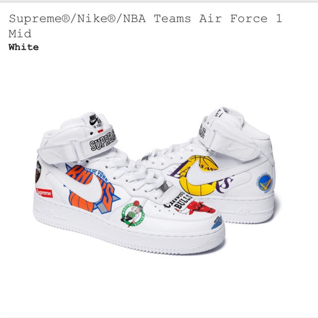 Supreme(シュプリーム)の18ss シュプリーム Supreme NIKE NBA エアフォース1 メンズの靴/シューズ(スニーカー)の商品写真