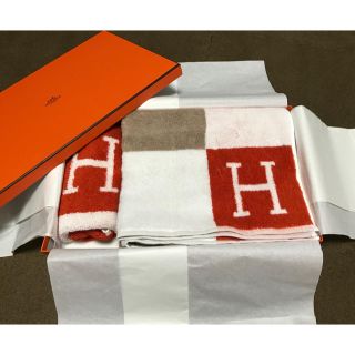 エルメス(Hermes)のエルメス タオル セット 新品未使用 アヴァロン 大人気 レア ギフト(タオル/バス用品)