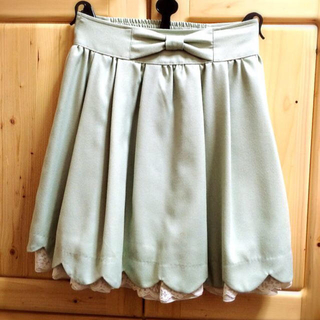 プライムパターン(PRIME PATTERN)の新品♡ミントグリーンスカート(ひざ丈スカート)