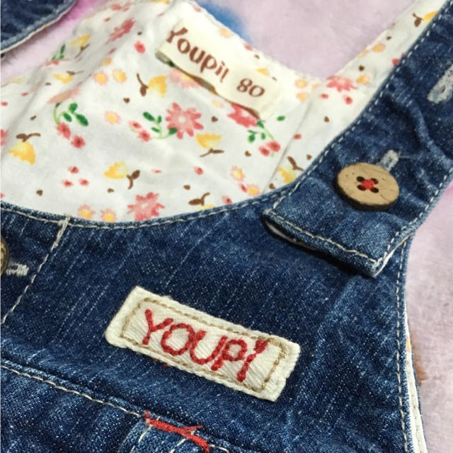 Youpi!(ユッピー)のユッピー！ワンピース80㎝ キッズ/ベビー/マタニティのベビー服(~85cm)(ワンピース)の商品写真