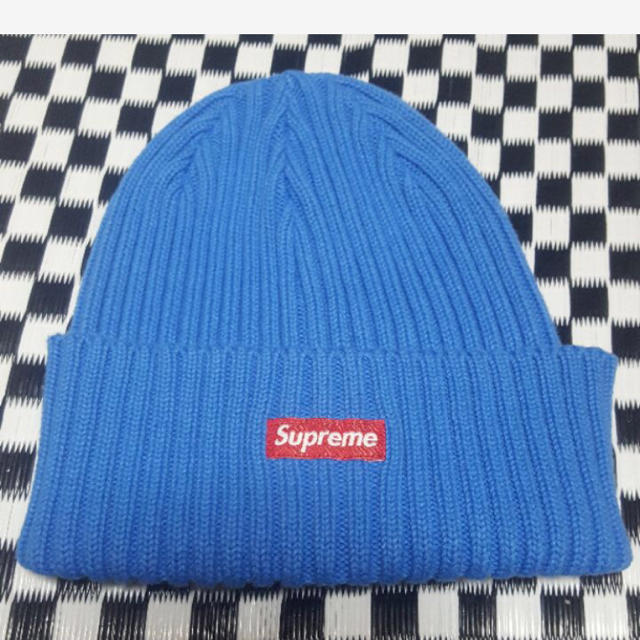 supreme ビーニー  青 ブルー