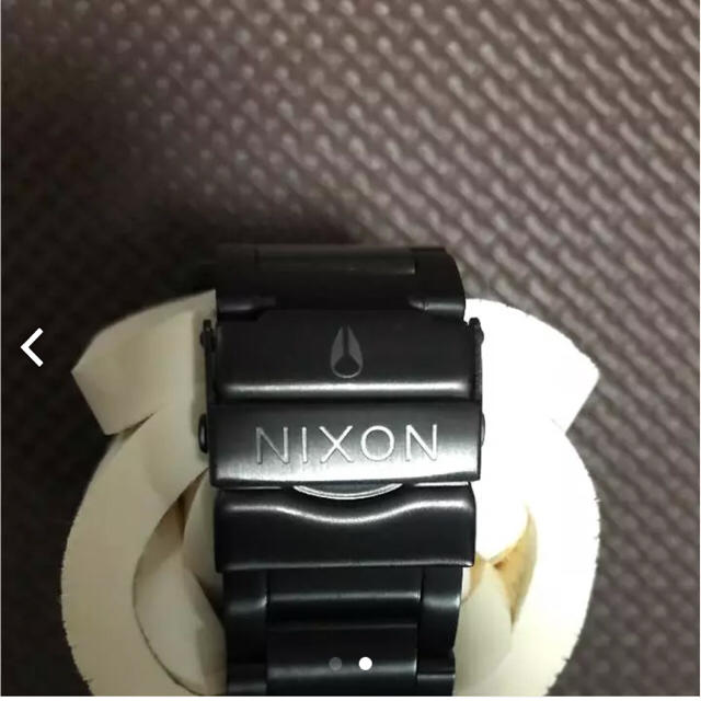 NIXON(ニクソン)のニクソン NIXON 腕時計48-20 A486-180 ブラック シルバー メンズの時計(腕時計(アナログ))の商品写真