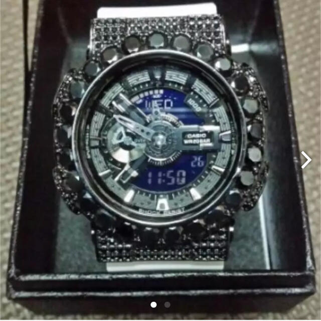 ジーショック G-SHOCK GA-110GW 大粒CZダイヤ カスタムベゼル ジーショック G-SHOCK GA-110GW 大粒CZダイヤ カスタムベゼル