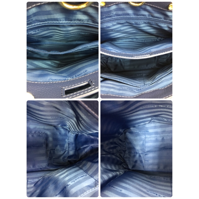 Samantha Thavasa(サマンサタバサ)のサマンサタバサ 4wayバッグ リュック ショルダー クラッチ ブルー レディースのバッグ(ショルダーバッグ)の商品写真