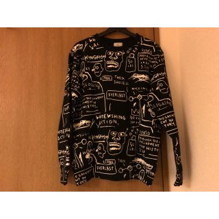 ウィゴー(WEGO)の【Jean-Michel Basquiat/バスキア】ブラック/Mサイズ/美品(スウェット)