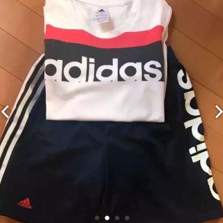 アディダス(adidas)の［美品］アディダス 半袖ジャージ上下(その他)