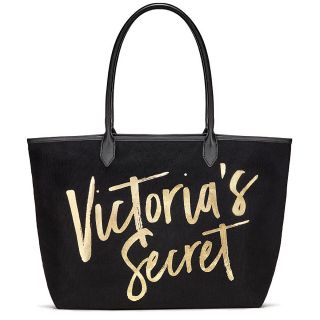 ヴィクトリアズシークレット(Victoria's Secret)の【新品・未開封】トートバック・黒(トートバッグ)