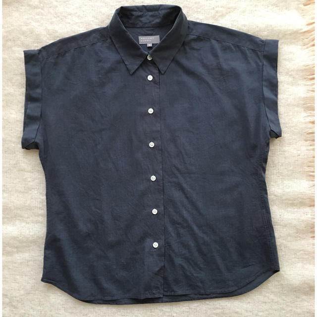 MARGARET HOWELL(マーガレットハウエル)のMARGARET HOWELL cotton shirts レディースのトップス(シャツ/ブラウス(半袖/袖なし))の商品写真