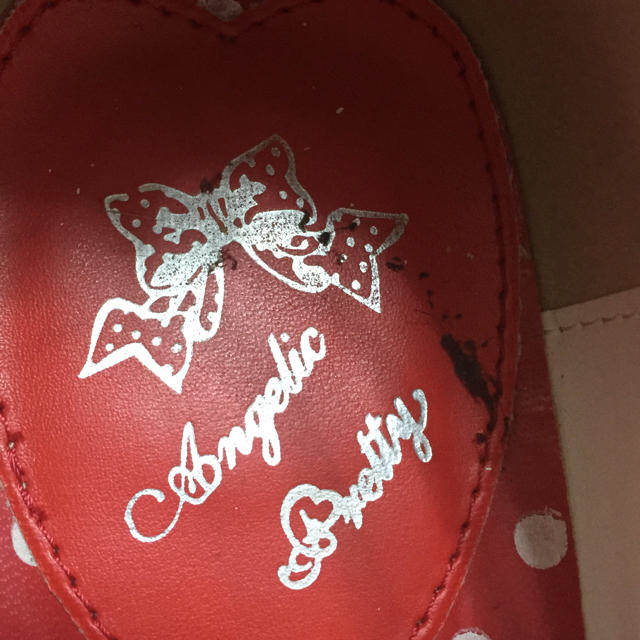Angelic Pretty(アンジェリックプリティー)のティーパーティシューズ♡アップル レディースの靴/シューズ(ローファー/革靴)の商品写真
