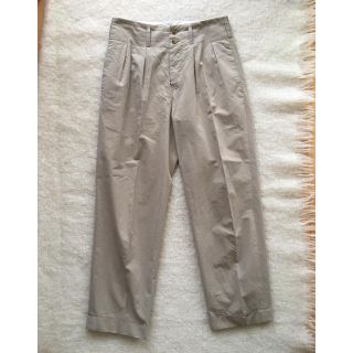 マーガレットハウエル(MARGARET HOWELL)のMARGARET HOWELL cotton trousers(クロップドパンツ)