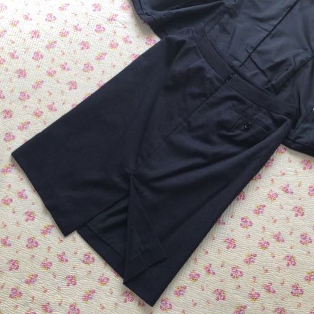 COMME CA ISM(コムサイズム)のコムサイズム スカートスーツ L W70 春秋 グレー OL ビジネス レディースのフォーマル/ドレス(スーツ)の商品写真