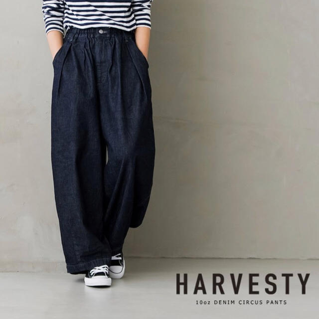 HARVESTY ハーべスティ サーカスパンツ デニム ワンウォシュ - デニム ...