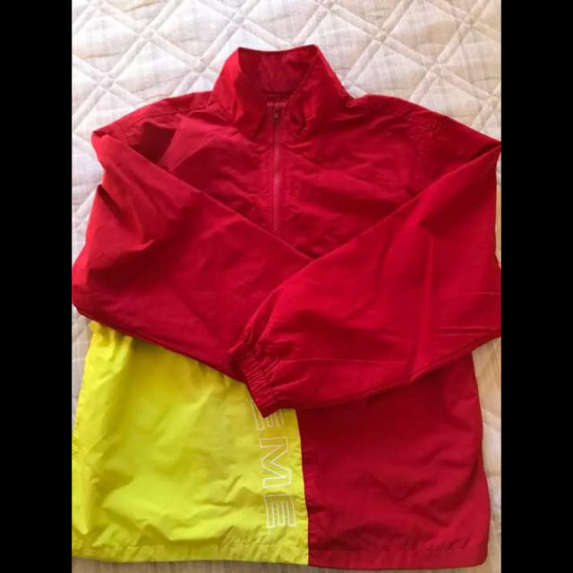 supreme corner arc half zip pullover