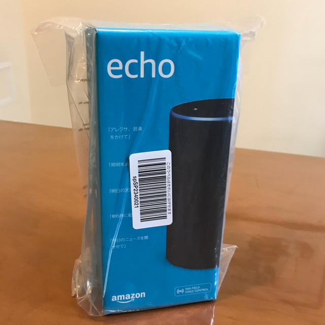 新品 Amazon echo アマゾン エコー スマホ/家電/カメラのオーディオ機器(スピーカー)の商品写真