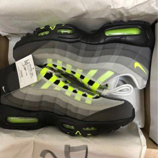 ナイキ(NIKE)のNIKE AIR MAX 95 OG エア マックス ネオン イエローグラデ 　(スニーカー)