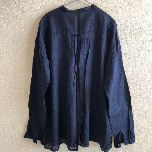 pas de calais(パドカレ)の【ラフコリー様】pasde calais パドカレ  コットンタックシャツ レディースのトップス(シャツ/ブラウス(長袖/七分))の商品写真