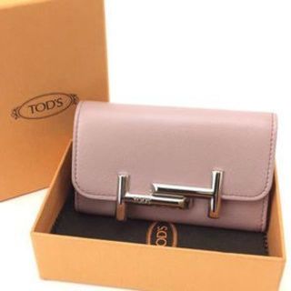 トッズ(TOD'S)の【新品】[TOD'S] ダブルTバックル 6連キーホルダー ピンク(キーケース)