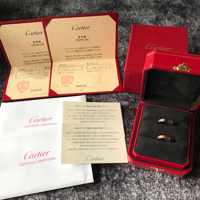 Cartier(カルティエ)のにゃんこ様専用 レディースのアクセサリー(リング(指輪))の商品写真