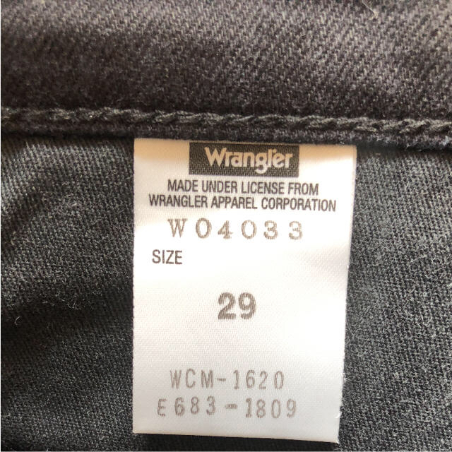 Wrangler(ラングラー)のラングラー スリム ジーンズ サイズ29そう丈100股下78裾直し無し メンズのパンツ(デニム/ジーンズ)の商品写真