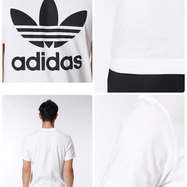 adidas(アディダス)のnaw様専用♡M L２点オリジナルス ロゴTシャツ ホワイト メンズのトップス(その他)の商品写真