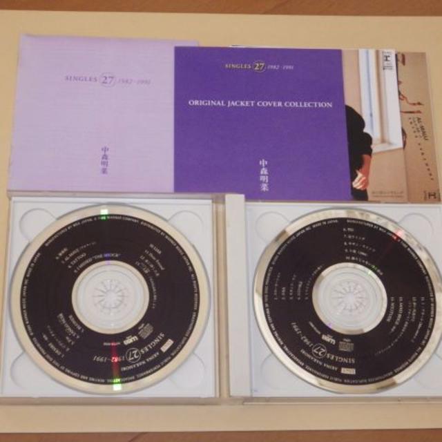 中森明菜　SINGLES 27　1982-1991　ベスト　2CD　歌詞カード付 エンタメ/ホビーのCD(ポップス/ロック(邦楽))の商品写真