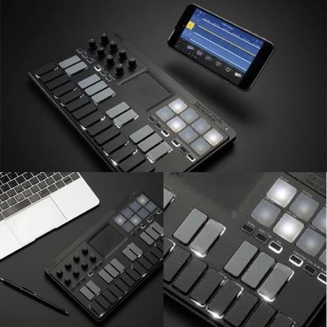 KORG(コルグ)の【値下げ】KORG nanoKEY Studio 箱 取説 ソフトウェア付き 楽器のDTM/DAW(MIDIコントローラー)の商品写真