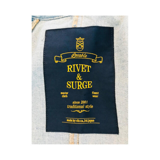 rivet & surge(リベットアンドサージ)のデニムロングコート レディースのジャケット/アウター(Gジャン/デニムジャケット)の商品写真