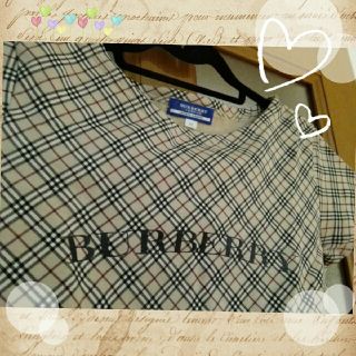 バーバリーブルーレーベル(BURBERRY BLUE LABEL)のブルーレーベル チェック柄Tシャツ(Tシャツ(半袖/袖なし))