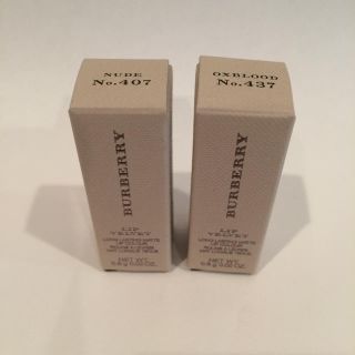 バーバリー(BURBERRY)のバーバリー リップベルベット 2色セット☆(サンプル/トライアルキット)