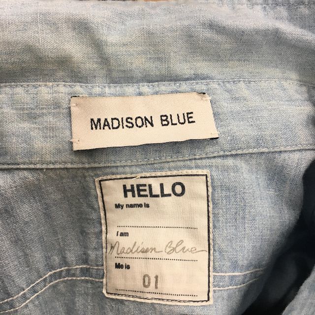 MADISONBLUE(マディソンブルー)のMADISONBLUE シャンブレーシャツ レディースのトップス(シャツ/ブラウス(長袖/七分))の商品写真