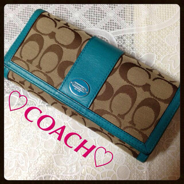 COACH(コーチ)のCOACH♡長財布 レディースのファッション小物(財布)の商品写真