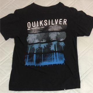 クイックシルバー(QUIKSILVER)のQUIK SILVER◆クイックシルバー Tシャツ 黒 メンズサイズS(Tシャツ/カットソー(半袖/袖なし))