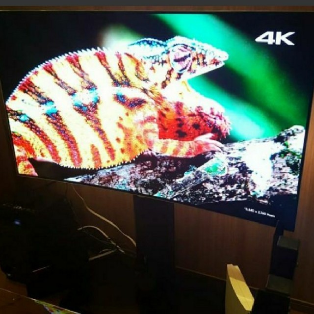 LG Electronics(エルジーエレクトロニクス)のLG 有機EL 4K HDR対応 湾曲デザインテレビ スマホ/家電/カメラのテレビ/映像機器(テレビ)の商品写真