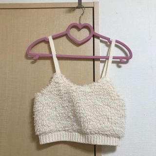 ダブルクローゼット(w closet)のw closet バックレースアップニットビスチェ(ニット/セーター)