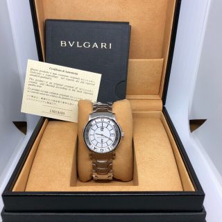 ブルガリ(BVLGARI)のブルガリ ソロテンポ  ST35S ホワイト文字盤です。(腕時計(アナログ))