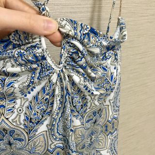 ビーシービージーマックスアズリア(BCBGMAXAZRIA)の【美品】BCBGMAXAZRIA リゾート🌴ロングワンピース(ロングワンピース/マキシワンピース)