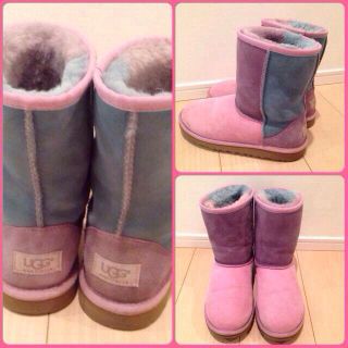 アグ(UGG)のピンクUGG23cm正規店購入(ブーツ)