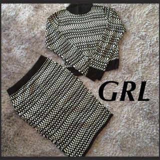 グレイル(GRL)のGRL セットアップ(ひざ丈スカート)