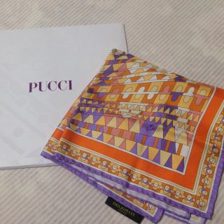 エミリオプッチ(EMILIO PUCCI)のエミリオプッチ シルクミニスカーフ 未使用☆(バンダナ/スカーフ)