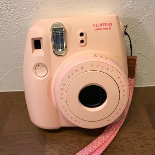 フジフイルム(富士フイルム)のチェキ 本体 instax mini8 ピンク(フィルムカメラ)