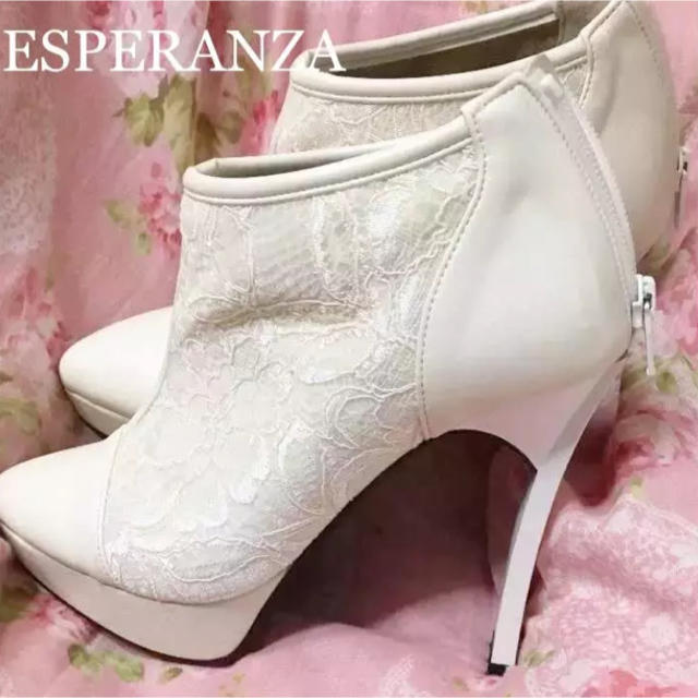 ESPERANZA(エスペランサ)のESPERANZA レースブーティ レディースの靴/シューズ(ブーティ)の商品写真
