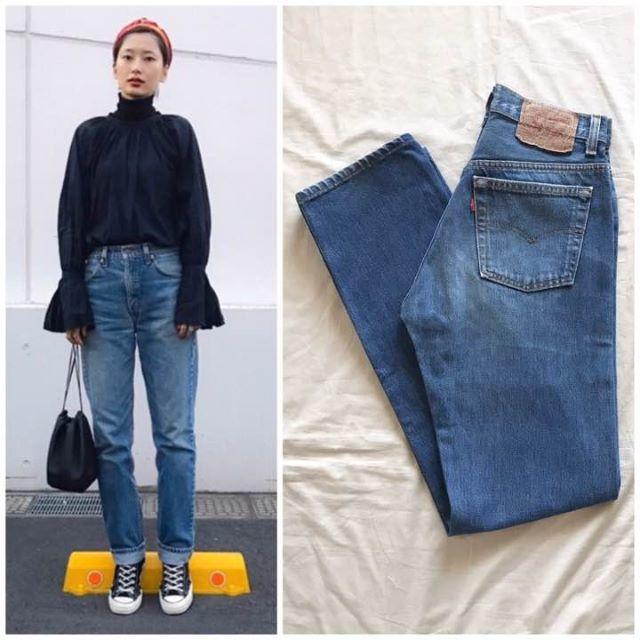 美品 LEVI'S 90's USA製 501 ビンテージ ハイウエスト