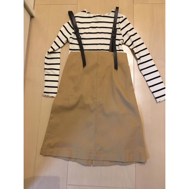 petit main(プティマイン)のプティマイン 120 130 サス付きスカート キッズ/ベビー/マタニティのキッズ服女の子用(90cm~)(スカート)の商品写真