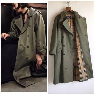 BURBERRY - 希少 ロング丈 バーバリー ヴィンテージ トレンチコート