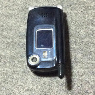 エヌイーシー(NEC)のドコモ N504is ブラック 携帯 docomo (携帯電話本体)