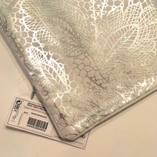 ザラホーム(ZARA HOME)の新品 ZARA HOME ザラホーム シルバーレース クッションカバー(クッションカバー)