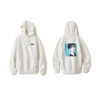 エフティーシー(FTC)のS サイズFTC × kyne パーカー Hoodie White 白(パーカー)