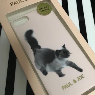 ポールアンドジョー(PAUL & JOE)のポール&ジョー iPhoneケース 水墨画ネコ(iPhoneケース)