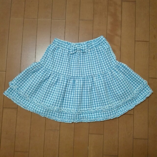 ニッセン(ニッセン)のニッセン　二段フリルスカート160cm 150cm 140cm キッズ/ベビー/マタニティのキッズ服女の子用(90cm~)(スカート)の商品写真